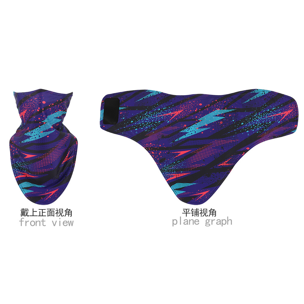 Chapoteo rojo y azul relámpago