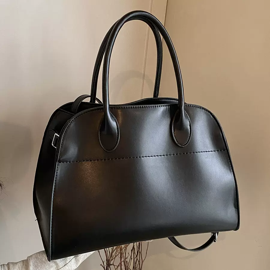 女士托特包2025新款复古手提包休闲百搭斜挎包大容量便携单肩包潮