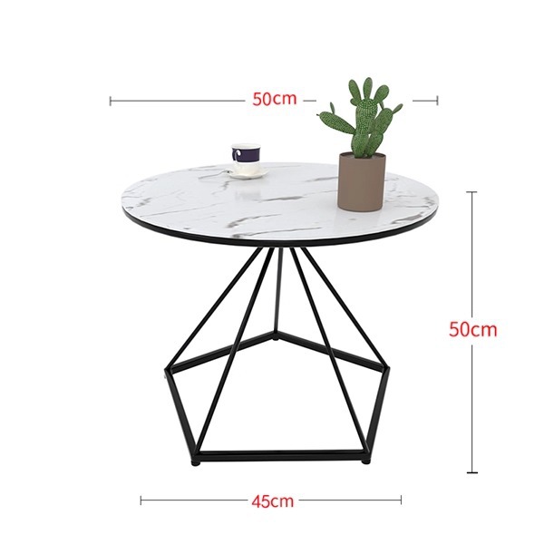 Mesa de mármol Diámetro 50CM Altura 50CM
