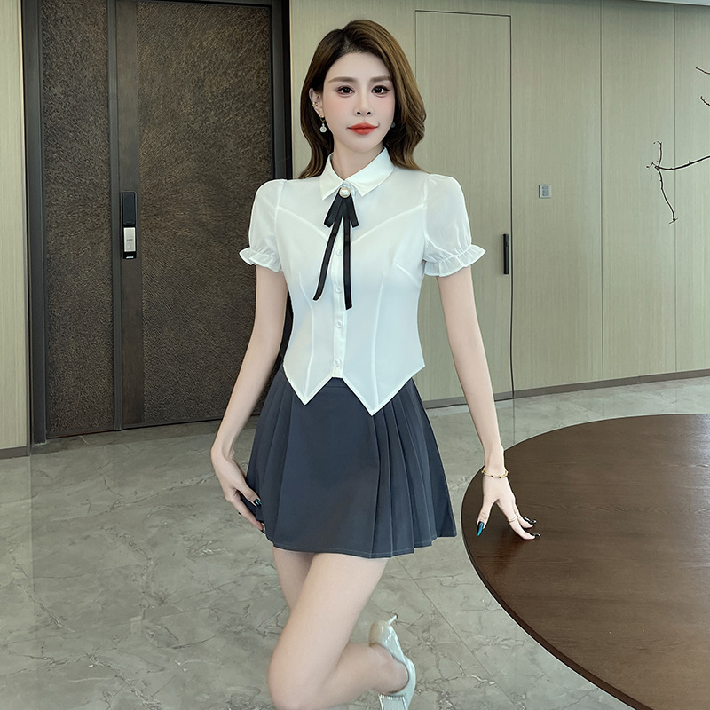 2025新型ホテル足治療spa技師作業服セット気質jk制服沐足店技師工衣-1502