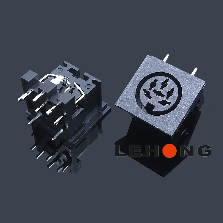 DS-6-102-6P五芯大面板平面/全塑DIP/S端子大电流/工业端子母座/