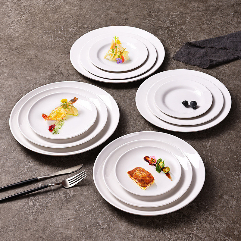 Melamine Plate, Fast Food Plate, Hotel Dish Plate, Restaurant Tableware Plate, Western Food Plate, Design Hot Pot Preparation Plate