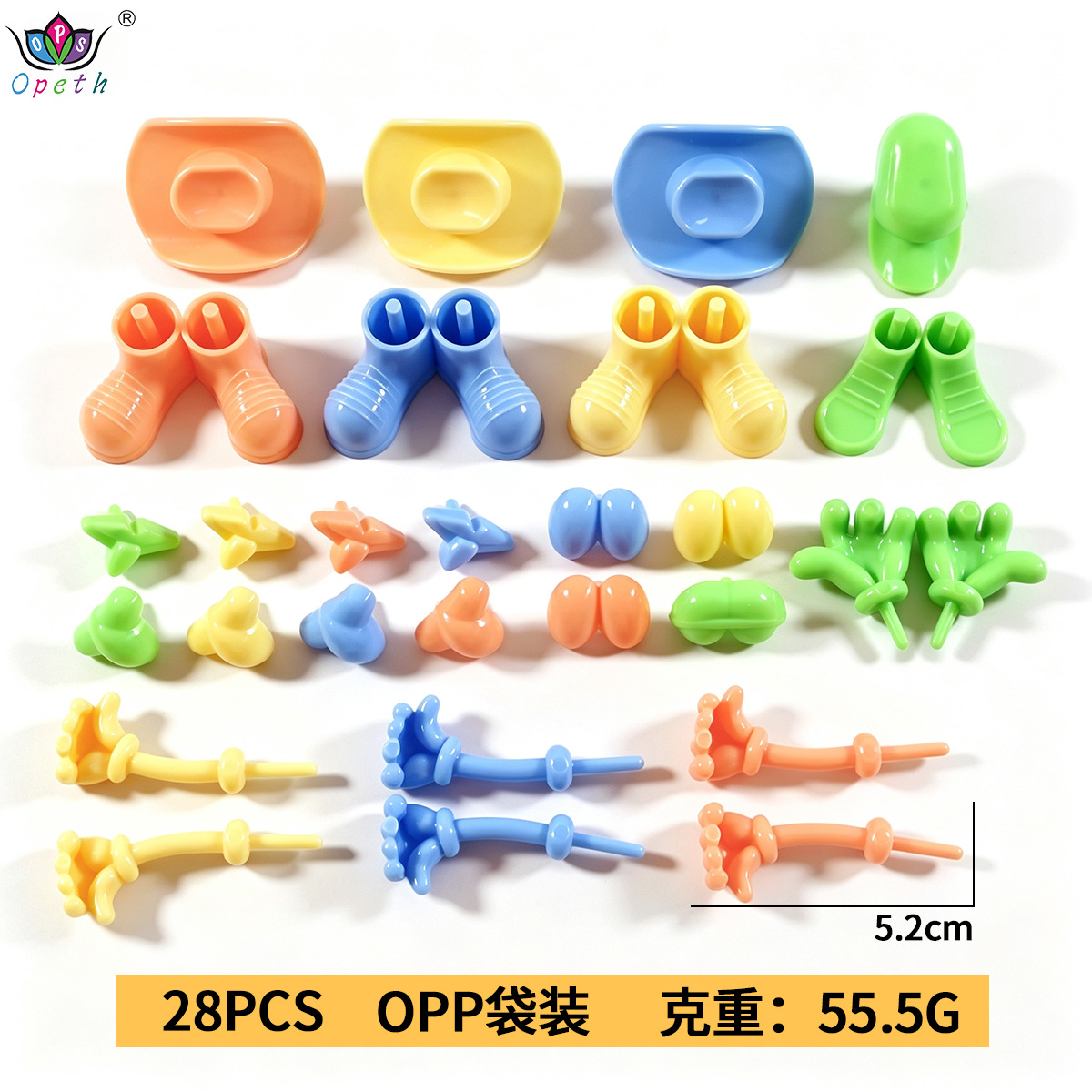Juego de Moldes para Plastilina Set de 21 Piezas Plástico DIY para Niños image 19
