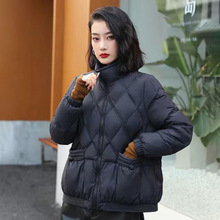 羽绒服女装冬装短款2024新款韩版白鸭绒立领百搭加厚外套大码批发