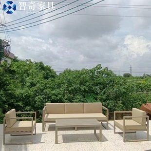 Outdoor Leisure Sofa Waterproof Sunscreen Aluminum Alloy Swimming Pool Combination Sales Department Sunshine Room Courtyard Terrace