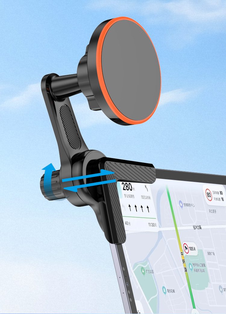 N52 Strong Magnetic Car Mount for Magsafe, 360-Degree Rotating Car Navigation Phone Holder Wholesale