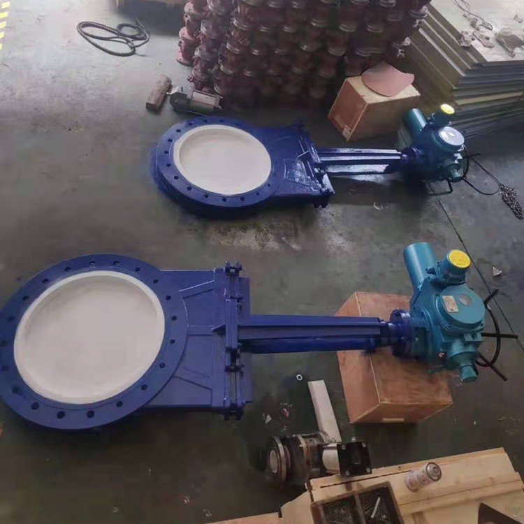 PZ273TC-10C 耐磨电控液动陶瓷刀闸阀 DN150 电控液动陶瓷插板阀