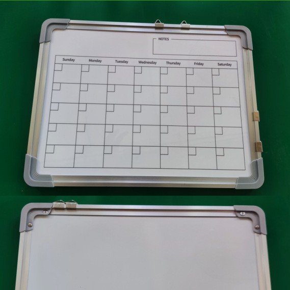 Wall Moon Calendar dry white board small magnetic drying board suspension double -sided white board portable drawing board 6