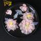 Yiwu Hera new pink children's women's juan yarn flower hair clip Chinese clothing experience hall headdress antique hair accessories wholesale