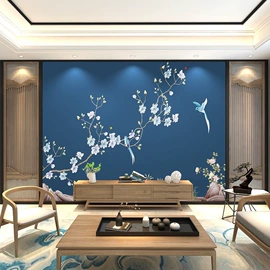 墙纸、壁纸;墙布;壁画