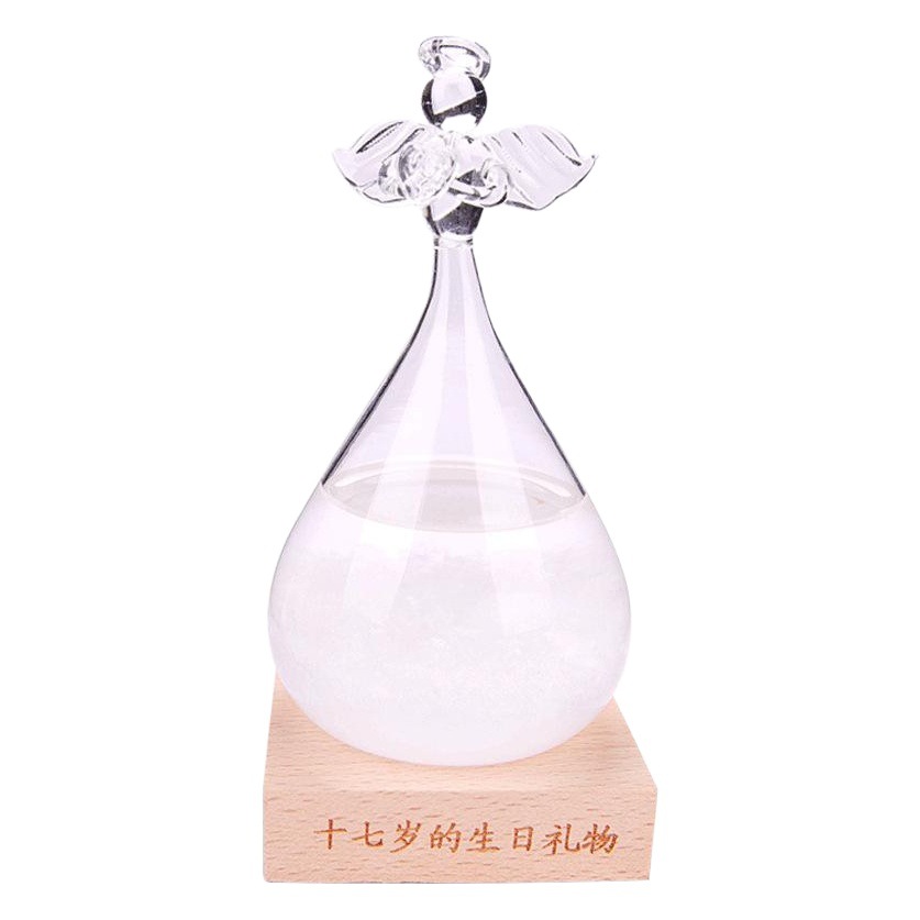 Regalo creativo botella pronóstico del tiempo botella tormenta Ángel diamante Nuevo vidrio artesanía regalo al por mayor