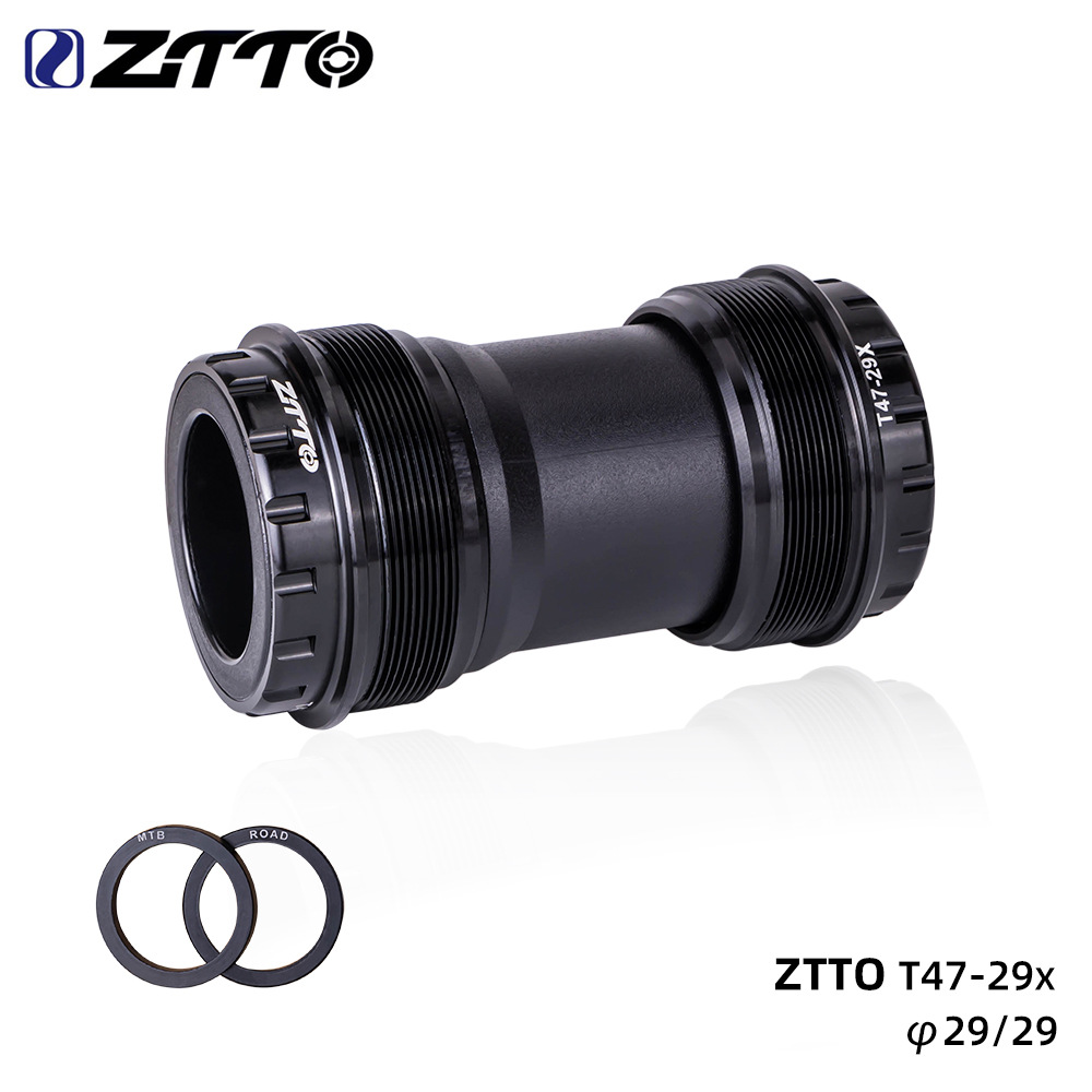 ZTTO T47 roscado pelin eje medio diámetro exterior 47mm diámetro interior eje 29mm T47 carretera de montaña eje medio