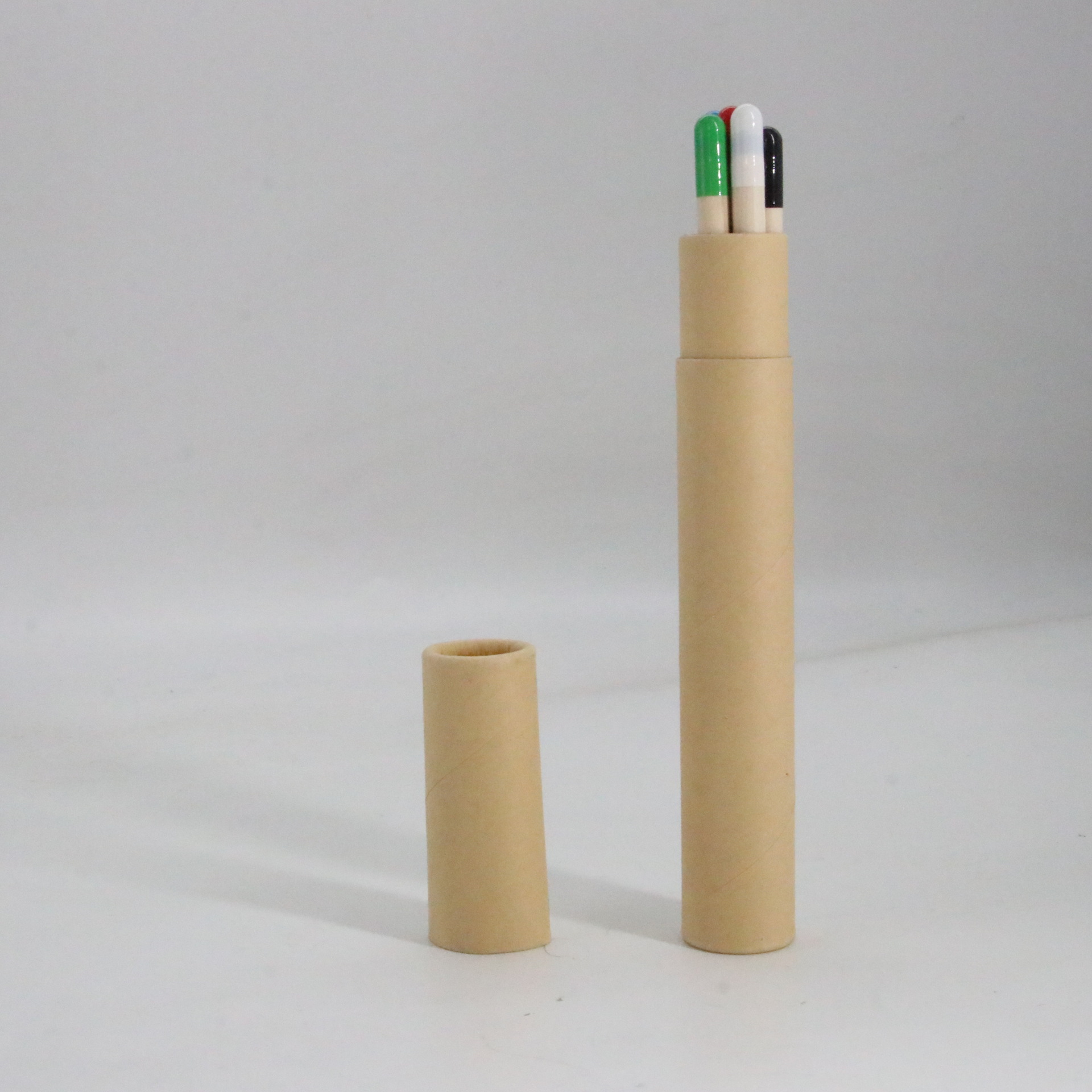 Fábrica creativa semilla lápiz 6 piezas barril papelería más que traje trasero tarjetas en ciernes lápiz impresión logo