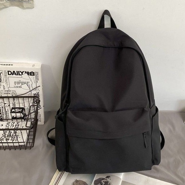 Mochila japonesa para chicas retro color sólido mochila universitaria de alta capacidad mochila para niños