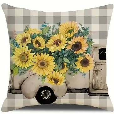 2024 estilo explosivo transfronterizo abeja festival flor linda funda de almohada Amazon lino impreso mesa de sala de estar bandera dormitorio image 20