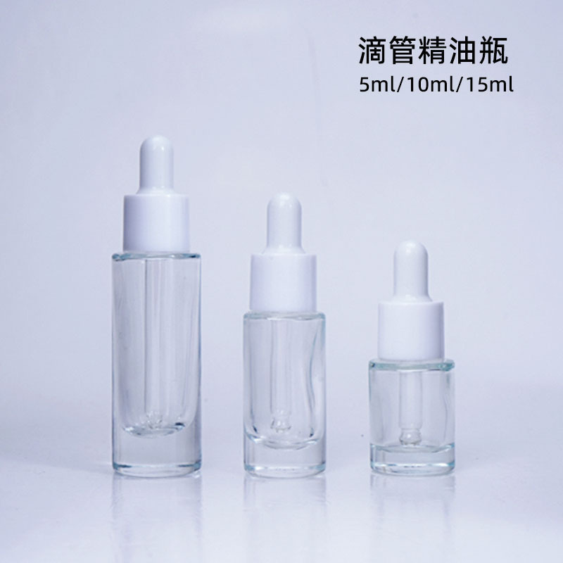 スポット5ml分注ボトル10ml透明エッセンスボトル15mlスポイトガラスエッセンシャルオイルボトル化粧品包装材|undefined