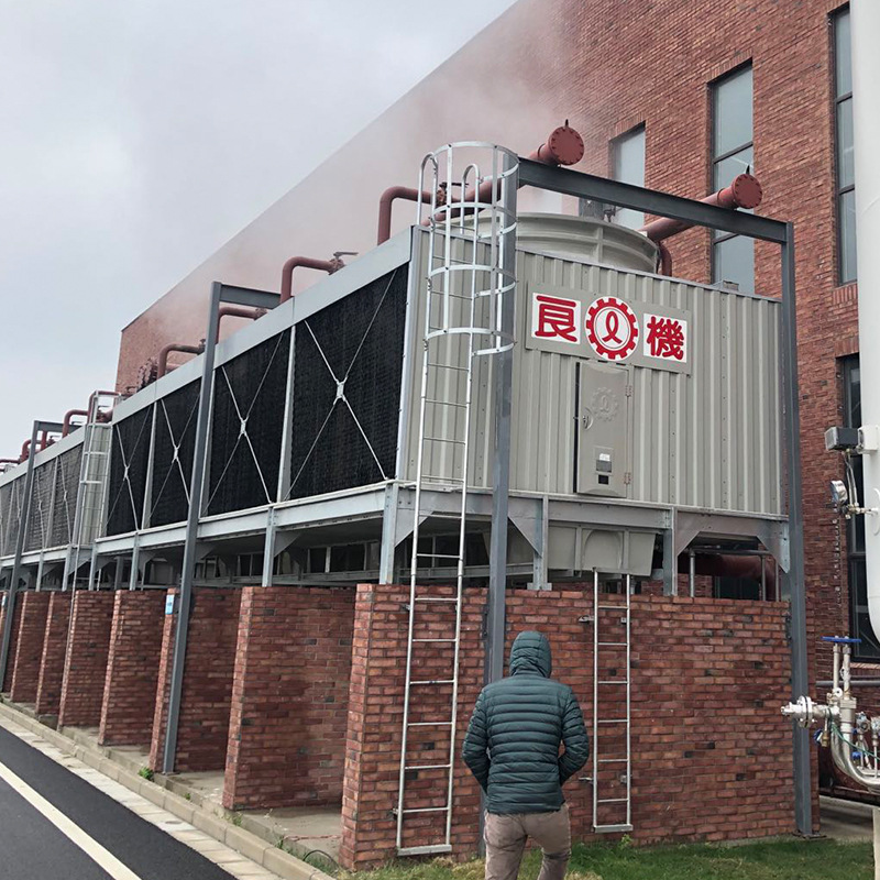 良机方形横流冷却塔静音风机高品质 原生PVC填料全国联保