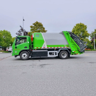 Elektrik zibil maşınları garbage truck with automatic compression and