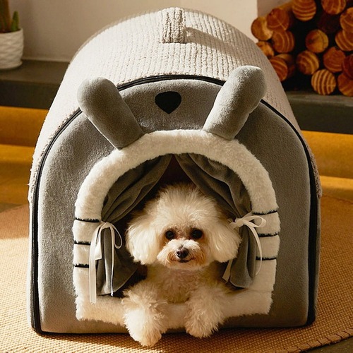 Dog bed is washable and suitable for all four seasons, small and medium sized Terrier dog house cat bed winter warm pet supplies wholesale