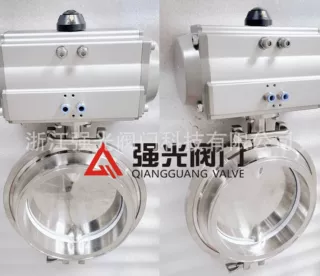 卫生级片剂蝶阀，卫生级粉剂蝶阀，卫生级粉末蝶阀，不锈钢气动