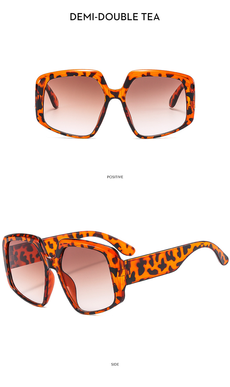 European and American new style irregular large frame sunglasses cross-border fashion retro sunglasses women's modern trendy sunglasses_voghion.com