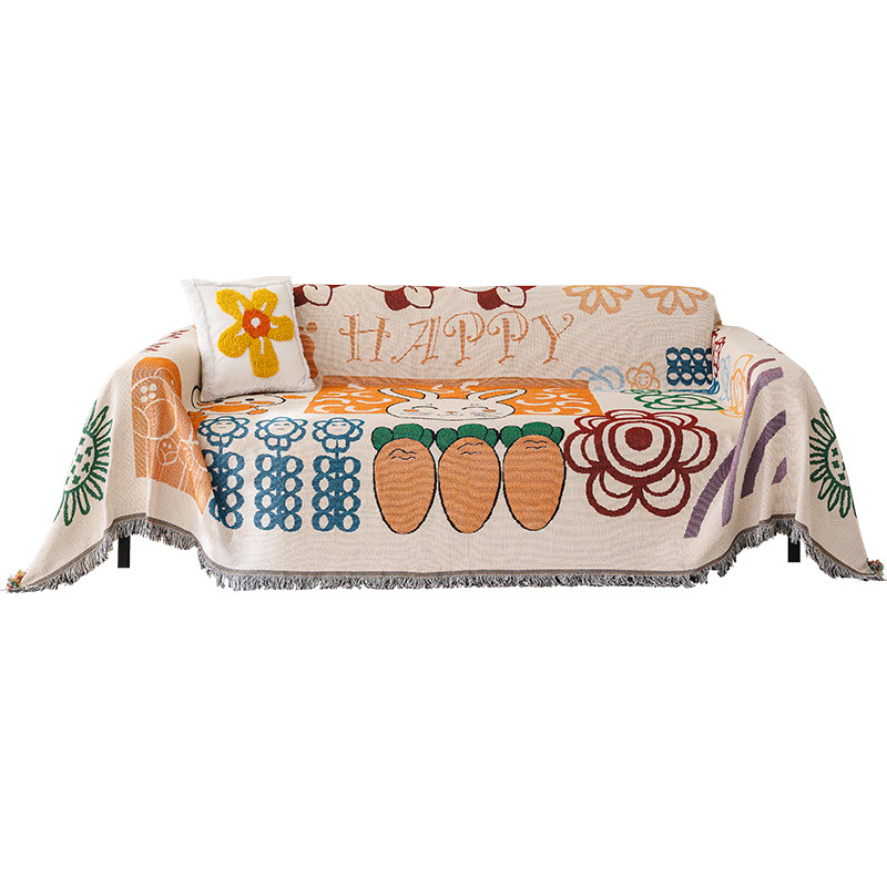 Sofá cubierta 2024 popular nuevo todo incluido cuatro estaciones cojín general una toalla de sofá cubierta completa tela única tres personas