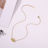 Pendant, universal small necklace, design advanced accessory, light luxury style, high-quality style, wholesale