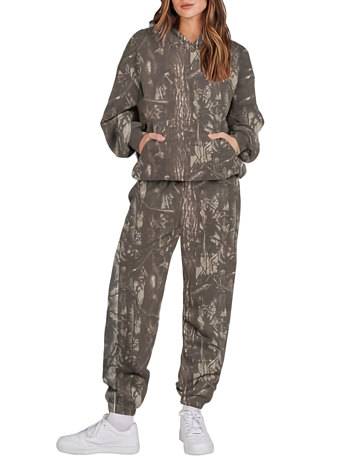 Conjunto Deportivo para Mujer de Poliéster y Elastano con Estampado Digital