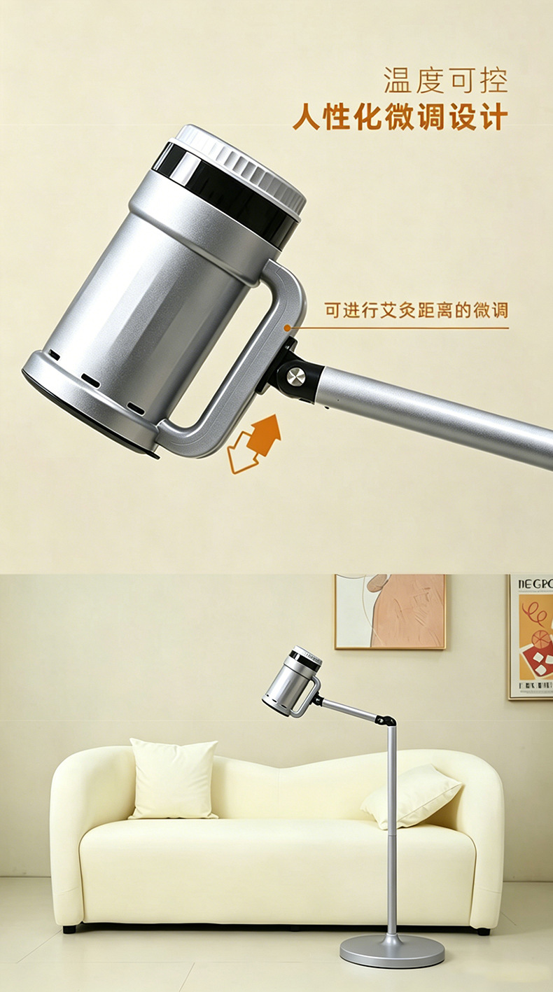 Moxa Stick Holder Home Smokeless Thunder Fire Hanging Moxibustion Device with 18 Pure Moxa Cones 1500g specifications
