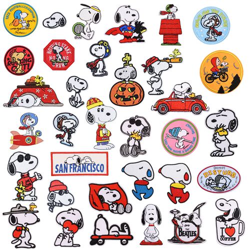 Embroidered cloth stickers Cartoon animal patches Children's clothing accessories Animal dogs and cats Shoes and hats accessories Children's jewelry accessories