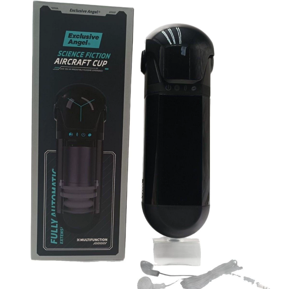 Electric automatic airplane, telescopic men's massager for adults, fully automatic
