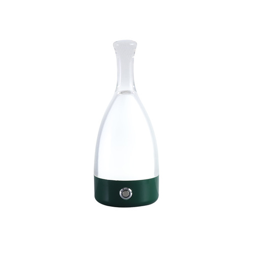 Wine bottle table lamp ins style light luxury creative bedroom bedside lamp internet celebrity Qingba model room decoration rechargeable table lamp