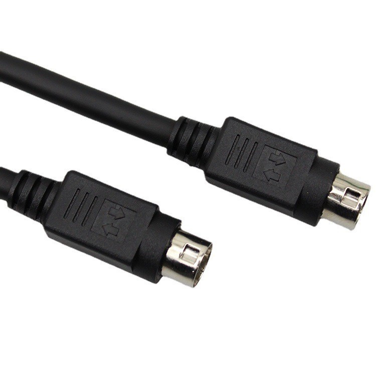 9芯s端子音视频线9P迷你 din信号线Mini Din cable MD9针声卡线