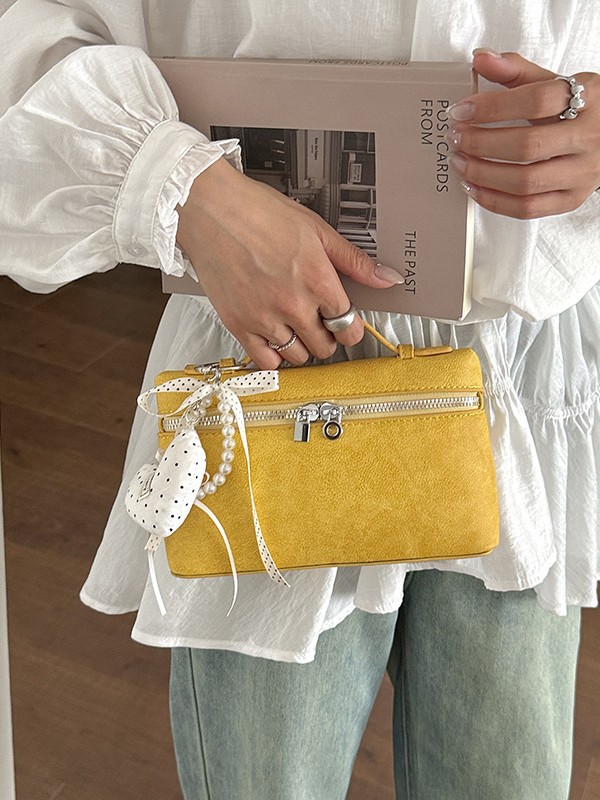 Nicho coreano de la caja de almuerzo portátil bolso pequeño para mujeres 2026 nueva textura de alta calidad de moda versátil bolso de hombro