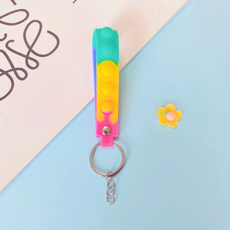 Trend keychain, bracelet PVC, accessory