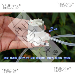 Micro Pump Dc5V Precious Metal Brush 500 Reduction Motor Small Dc Quantitative Self-Priming Pump Water Pumping