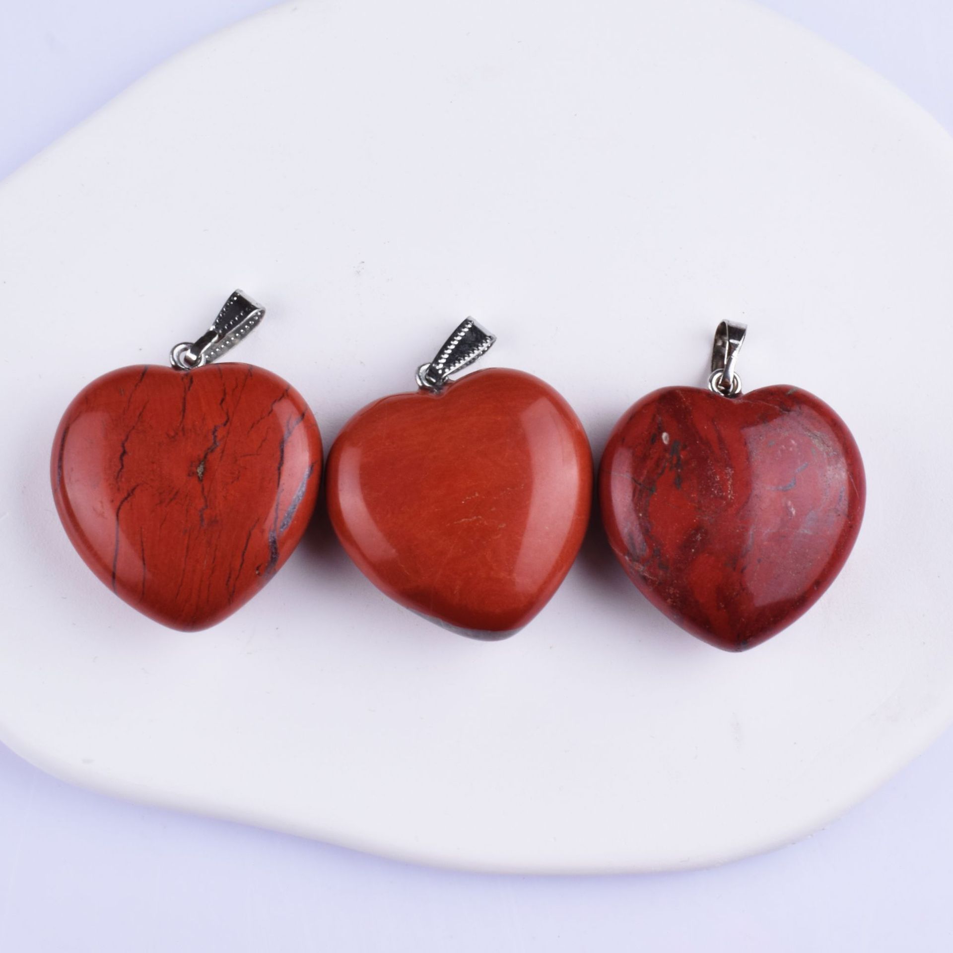 버클-펜던트-레드 스톤