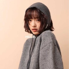 冬季新款全羊毛针织系带头巾韩系100%wool纯色百暖护耳耳罩小围巾
