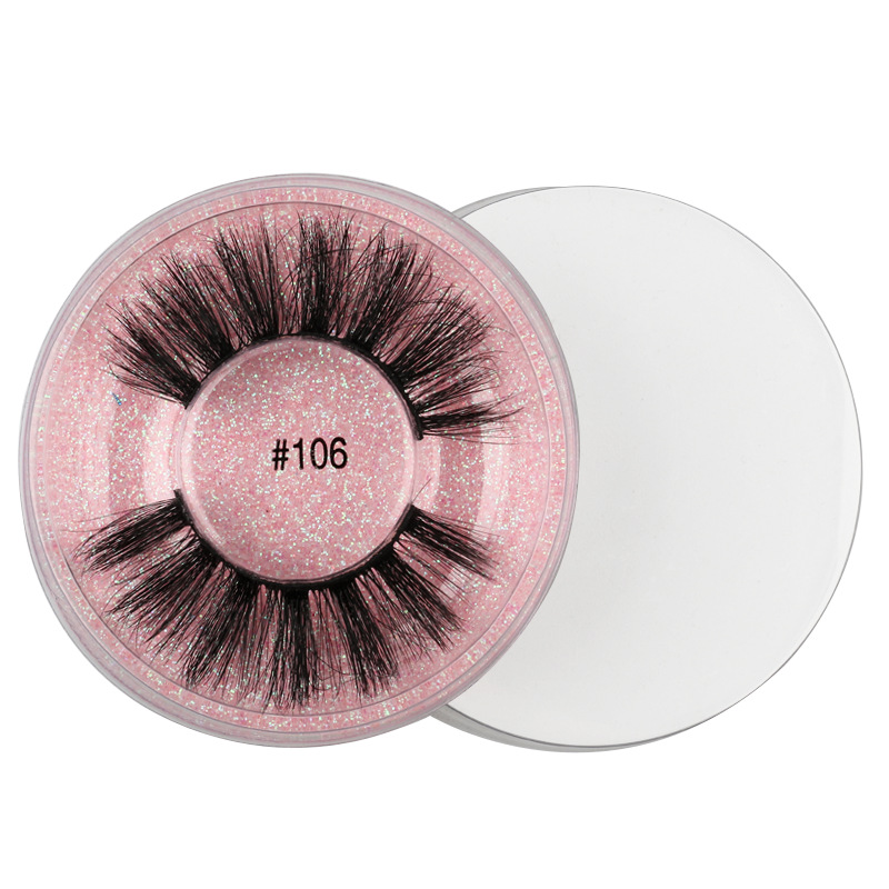 1 Pair Of Natural Thick Imitation Mink False Eyelashes display picture 7