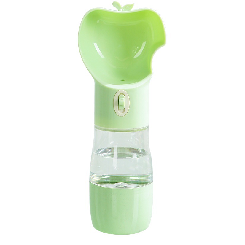 Transfronteriza nueva taza de agua para mascotas perro portátil fuente de agua potable gato botella de agua de alimentación al aire libre taza de alimentos suministros