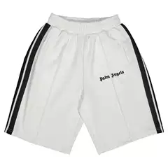 Palm Angel Striped Woven 3D Contrast Color Bermuda Shorts Unisex Casual Sports Shorts Straight Leg
