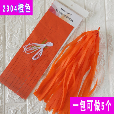 Papel de aluminio globo borla cinta Garland cumpleaños ventana decoración de la boda fiesta Navidad decoración suministros papel borla