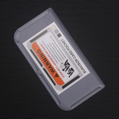 Car Glasses Clip/Bill Clip holder car card holder car - sun-visor-card-holder-gray