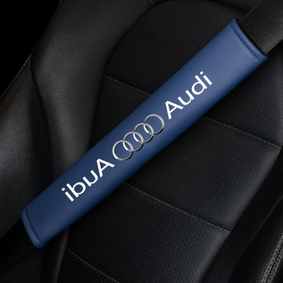 Shoulder Cover | Seat belt shoulder pad - audi-imperial-blue-pair-6x38cm