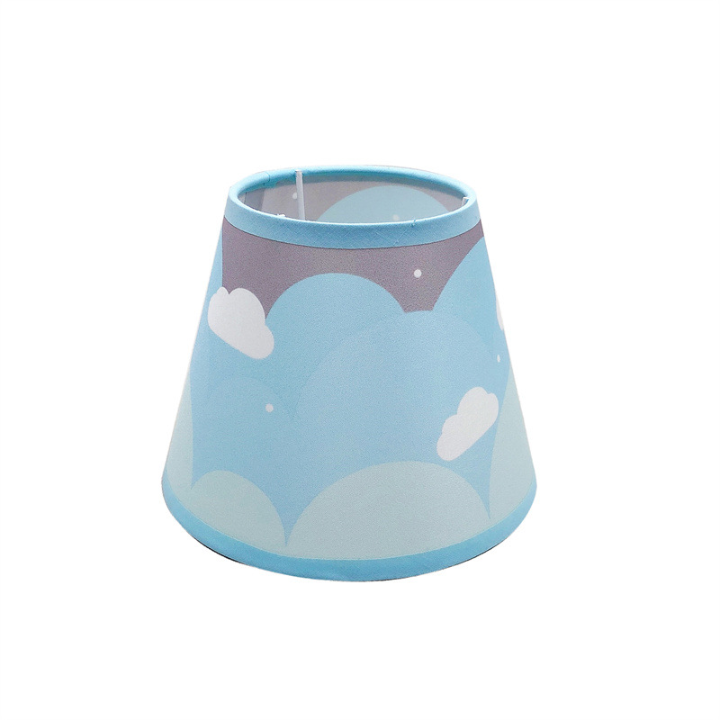 Fuente de la fábrica tela de lino de algodón cubierta de la cáscara de la pantalla creativo DIY paño Pantalla de PVC perchment lámpara de impresión de papel Accesorios