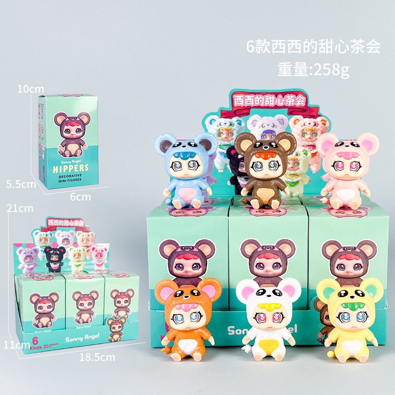 国境を越えた新製品、3歳のブラインドボックス、リリーバニー、エルフ猫、フィギュア、二次元アニメ、トレンディなおもちゃ、周辺装飾品|undefined