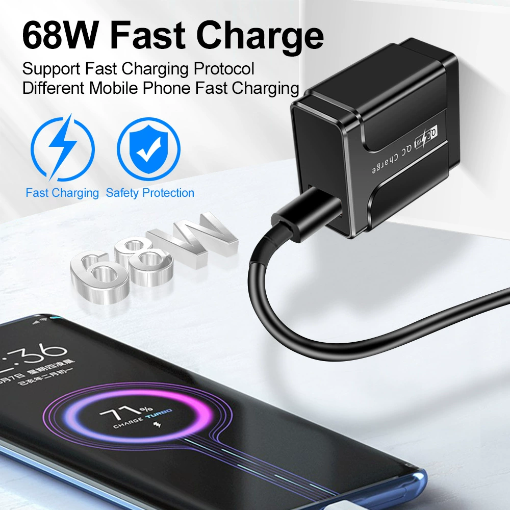 Huawei, mobile phone, compatible charger, 68W