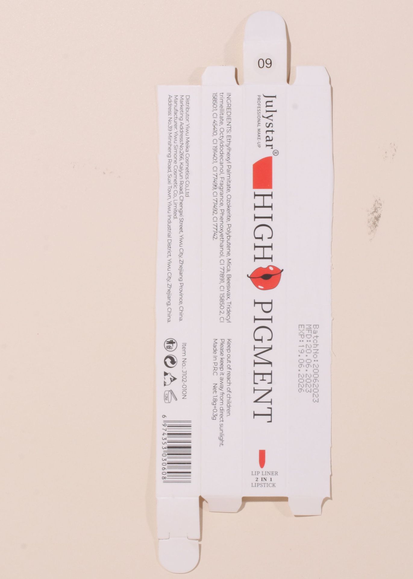 European and American cross-border double-headed red lip liner pens that do not fade or stick to the cup, pink rotating lipstick pens, wholesale of foreign trade cosmetics undefined