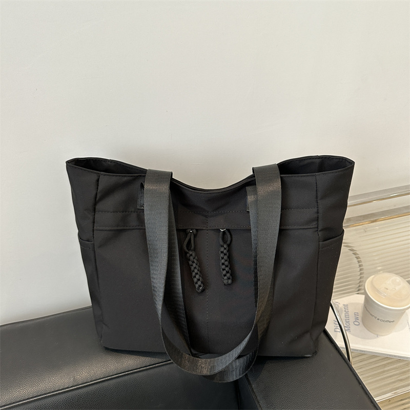 2024 nuevo bolso de tela de gran capacidad para mujeres extranjeras bolso de lona de moda red de nicho de alta calidad bolso de hombro