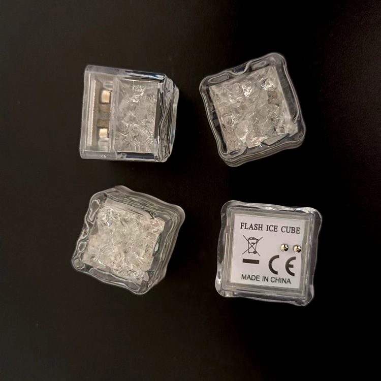 Cubitos de hielo emisores de luz, partículas de hielo emisores de luz, cubos de hielo Flash, cubos de hielo LED, siete colores